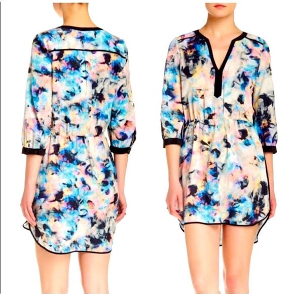 EUC Parker watercolor Mini Dress Sz. XS - Picture 1 of 6